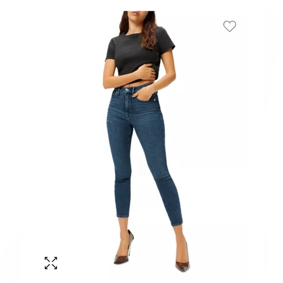 Good American Denim - Good American
Good Waist Cropped Skinny Jeans in Blue798